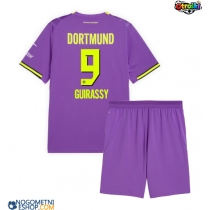 Otroški Nogometni dresi Borussia Dortmund Serhou Guirassy #9 Tretji 2026-27 Kratek Rokav (+ Kratke hlače)